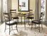 Cameron 5-Piece Round Wood and Metal Dining Set with Ladder Back Chairs - Hillsdale Furniture - 4671DTBC5