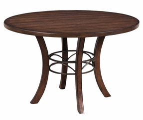 Cameron 5-Piece Round Wood Dining Set with Parson Chairs - Hillsdale Furniture - 4671DTBWC4