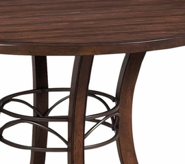 Cameron 5-Piece Round Wood Dining Set with Parson Chairs - Hillsdale Furniture - 4671DTBWC4