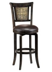 Camille Swivel Bar Stool with Etched Back - Hillsdale Furniture - 4861-830S
