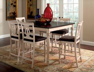 Camille Transitional 7 Piece Counter Height Dining Set - 103588