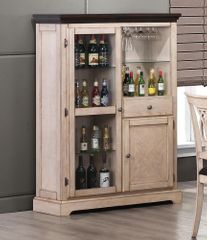 Camille Transitional Bar Curio Cabinet - 103584