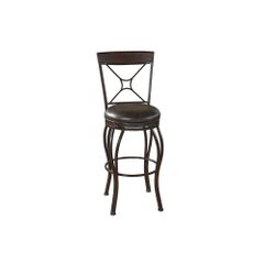 Captiva Portobello Leather Bar Stool - American Hertiage - AH-126910POR