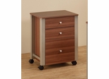 Carmen Mobile File Cart in Walnut - 801044