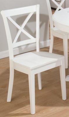 Casper White Dining Side Chair - Set of 2 - 662-124KD