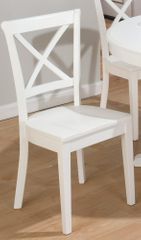 Casper White Dining Side Chair - Set of 2 - 662-124KD