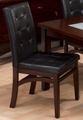 Chadwick Espresso Tufted Parson Chair - Set of 2 - 863-945KD