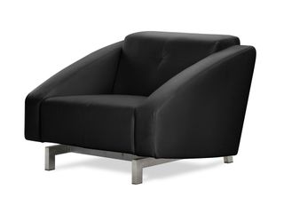 Chair Convertible in Black - Quadro Vega - BA-VGM-1-FA-BK