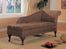 Chaise Lounger in Brown Microfiber - Coaster