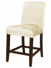 Champagne Floral "Slip Over" for Counter Stool or Bar Stool - Powell Furniture - 742-267Z