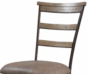 Charleston 5-Piece Rectangle Wood Dining Set with Ladder Back Chairs - Hillsdale Furniture - 4670DTBRC5