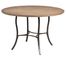Charleston 5-Piece Round Wood and Metal Dining Set with X Back Chairs - Hillsdale Furniture - 4670DTBC2