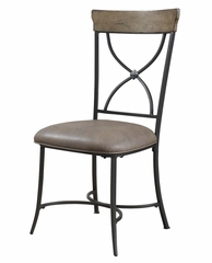 Charleston 5-Piece Round Wood Dining Set with X Back Chairs - Hillsdale Furniture - 4670DTBWC2