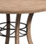 Charleston 5-Piece Round Wood Dining Set with X Back Chairs - Hillsdale Furniture - 4670DTBWC2