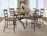 Charleston 7-Piece Counter Height Rectangle Wood Dining Set with Ladder Back Stools - Hillsdale Furniture - 4670CTBRS57