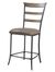 Charleston 7-Piece Counter Height Rectangle Wood Dining Set with Ladder Back Stools - Hillsdale Furniture - 4670CTBRS57