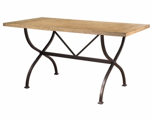 Charleston 7-Piece Counter Height Rectangle Wood Dining Set with Parson Stools - Hillsdale Furniture - 4670CTBRS47