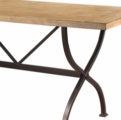 Charleston 7-Piece Counter Height Rectangle Wood Dining Set with Parson Stools - Hillsdale Furniture - 4670CTBRS47