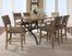 Charleston 7-Piece Counter Height Rectangle Wood Dining Set with Parson Stools - Hillsdale Furniture - 4670CTBRS47