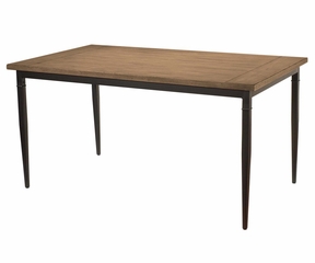 Charleston 7-Piece Rectangle Dining Set with X Back Chairs - Hillsdale Furniture - 4670DTBRC27