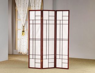 Cherry 3 Panel Folding Screen - 900110
