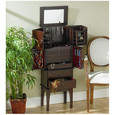 Cherry Jewelry Armoire - Holly and Martin