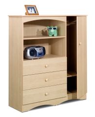 Chest - 1 Door / 3 Drawer Chifforobe - Alegria Collection - Nexera Furniture - 5608
