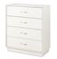 Chest - 4 Drawer Chest in Pure White - South Shore Furniture - 3360034