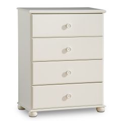 Chest - 4 Drawer Chest in Pure White - South Shore Furniture - 3660034