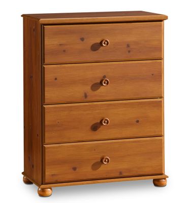 Chest - 4 Drawer Chest in Sunny Pine - South Shore Furniture - 3642034