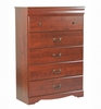 Chest - 5 Drawer Chest in Classic Cherry - South Shore Furniture - 3168035