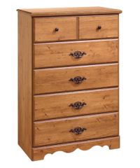 Chest - 5-Drawer Chest in Country Pine - South Shore Furniture - 3232035