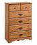 Chest - 5-Drawer Chest in Country Pine - South Shore Furniture - 3232035