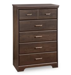 Chest - 5 Drawer Chest in Ebony - South Shore Furniture - 3177035