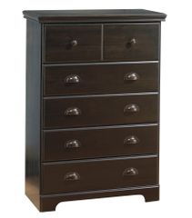 Chest - 5-Drawer Chest in Ebony - South Shore Furniture - 3877035