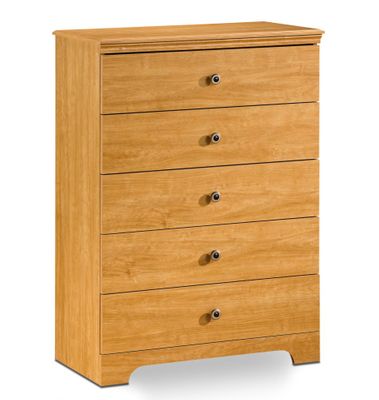 Chest - 5 Drawer Chest in Florence Maple - South Shore Furniture - 3575035