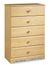 Chest - 5-Drawer Chest in Romantic Pine - South Shore Furniture - 3272035