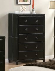 Chest - Danielle Chest in Dark Brown / Cappuccino - Coaster - 201265