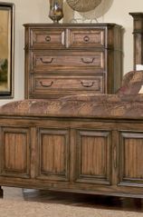 Chest - Edgewood Chest in Warm Brown Oak - Coaster - 201625
