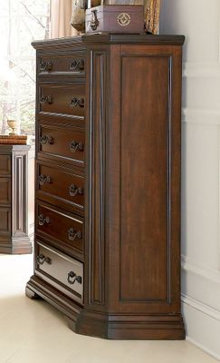 Chest - Foxhill Chest in Deep Cherry Brown - Coaster - 201585