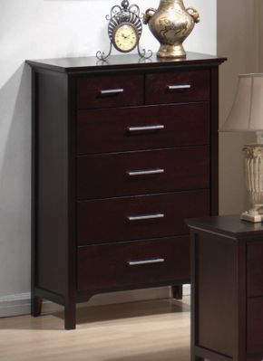 Chest - Kendra Chest in Mahogany - Coaster - 201295