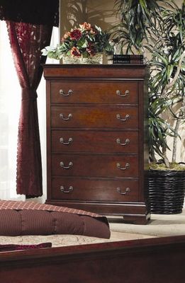 Chest - Louis Philippe Chest in Cherry - Coaster - 200435