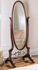 Cheval Mirror - "Heirloom Cherry" - Powell Furniture - 998-773