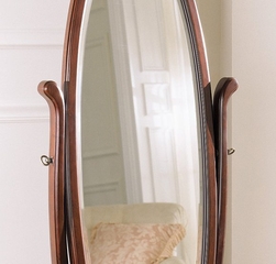 Cheval Mirror - "Heirloom Cherry" - Powell Furniture - 998-773