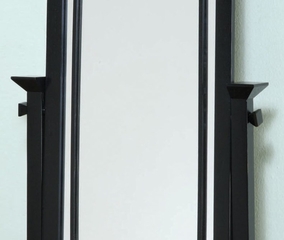 Cheval Mirror - "Mission Black" - Powell Furniture - 295-773