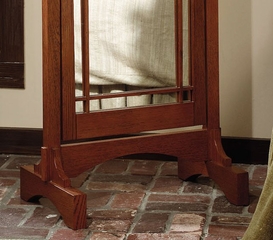 Cheval Mirror - "Mission Oak" - Powell Furniture - 993-230
