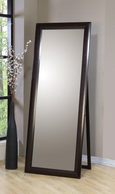 Cheval Mirror - Phoenix Floor Mirror in Rich Deep Cappuccino - Coaster - 200417