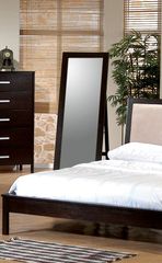 Cheval Mirror - Ventura Standing Mirror in Cappuccino - Coaster - 300004