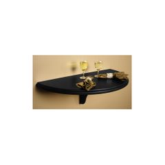 Chicago Wall Table in Black - American Hertiage - AH-610005BLK