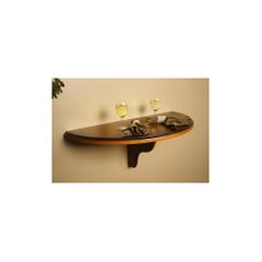 Chicago Wall Table in Vintage Oak - American Hertiage - AH-610005VO